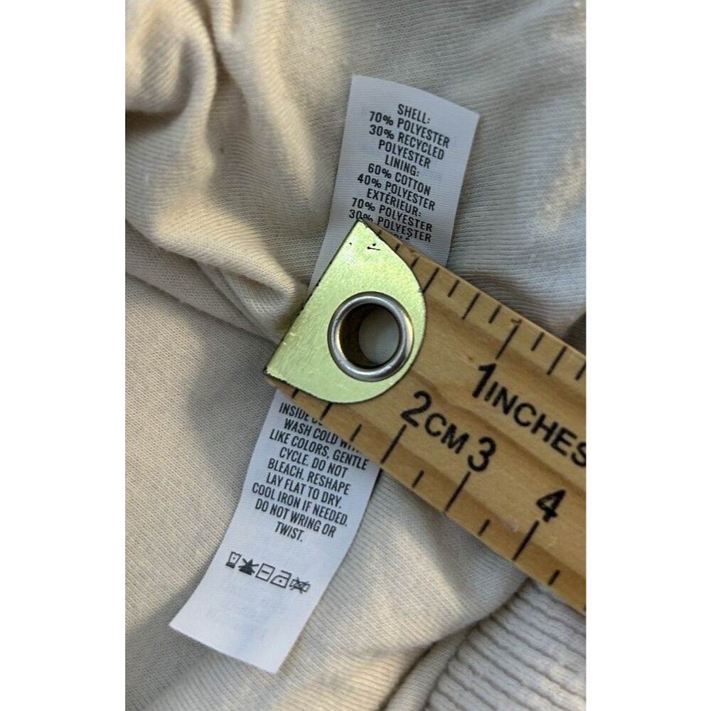 Offline Aerie Womens Sweater Small Hoodie Zip Up Sherpa Cozy Cream Teddy Chunky - Picture 13 of 14